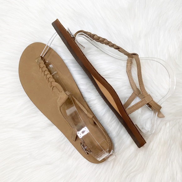 Rainbow Shoes - NEW Rainbow T-Street Braided Strap Sandals